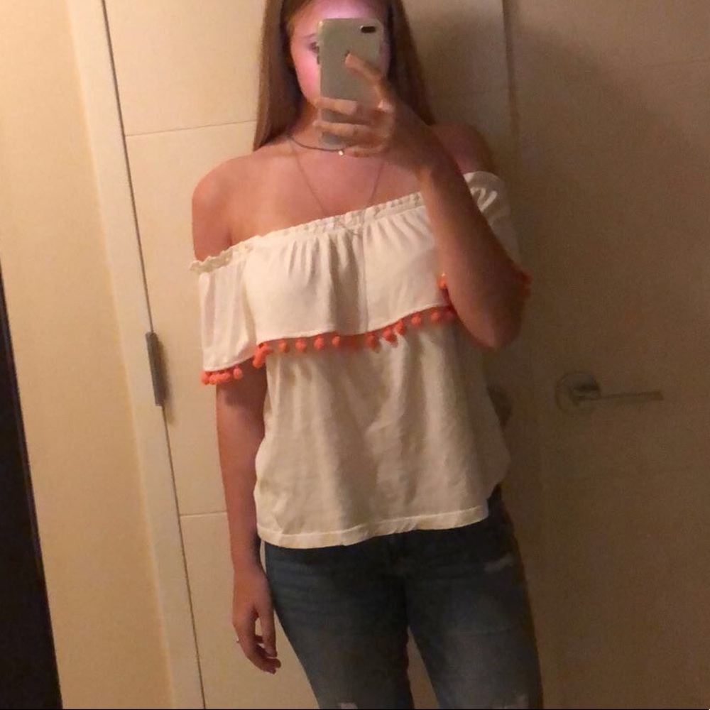 Off the shoulder fun top